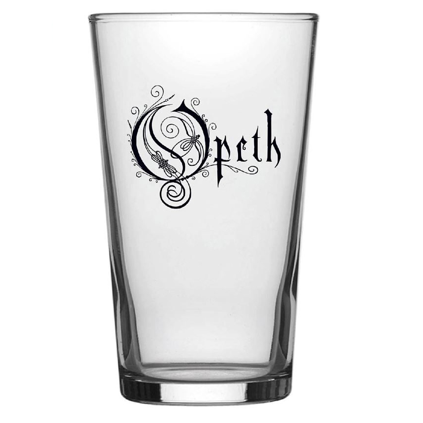 Opeth Logo Beer Glass