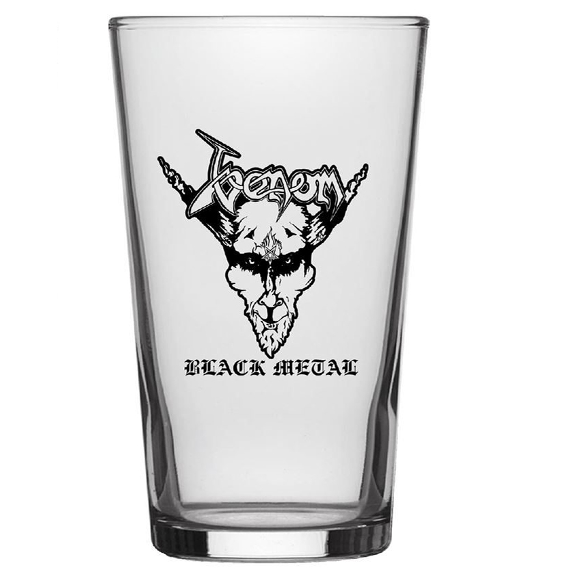 Venom Black Metal Beer Glass