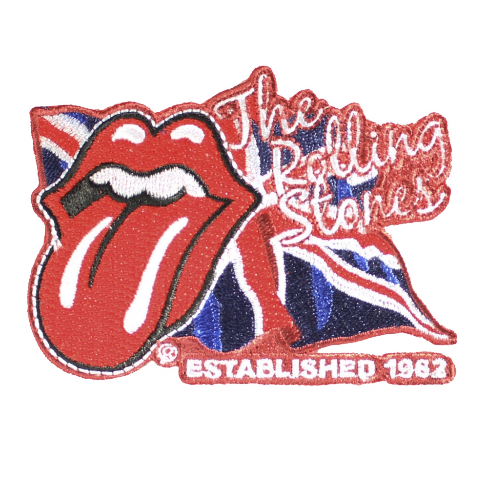 The Rolling Stones Lick The Flag Patch