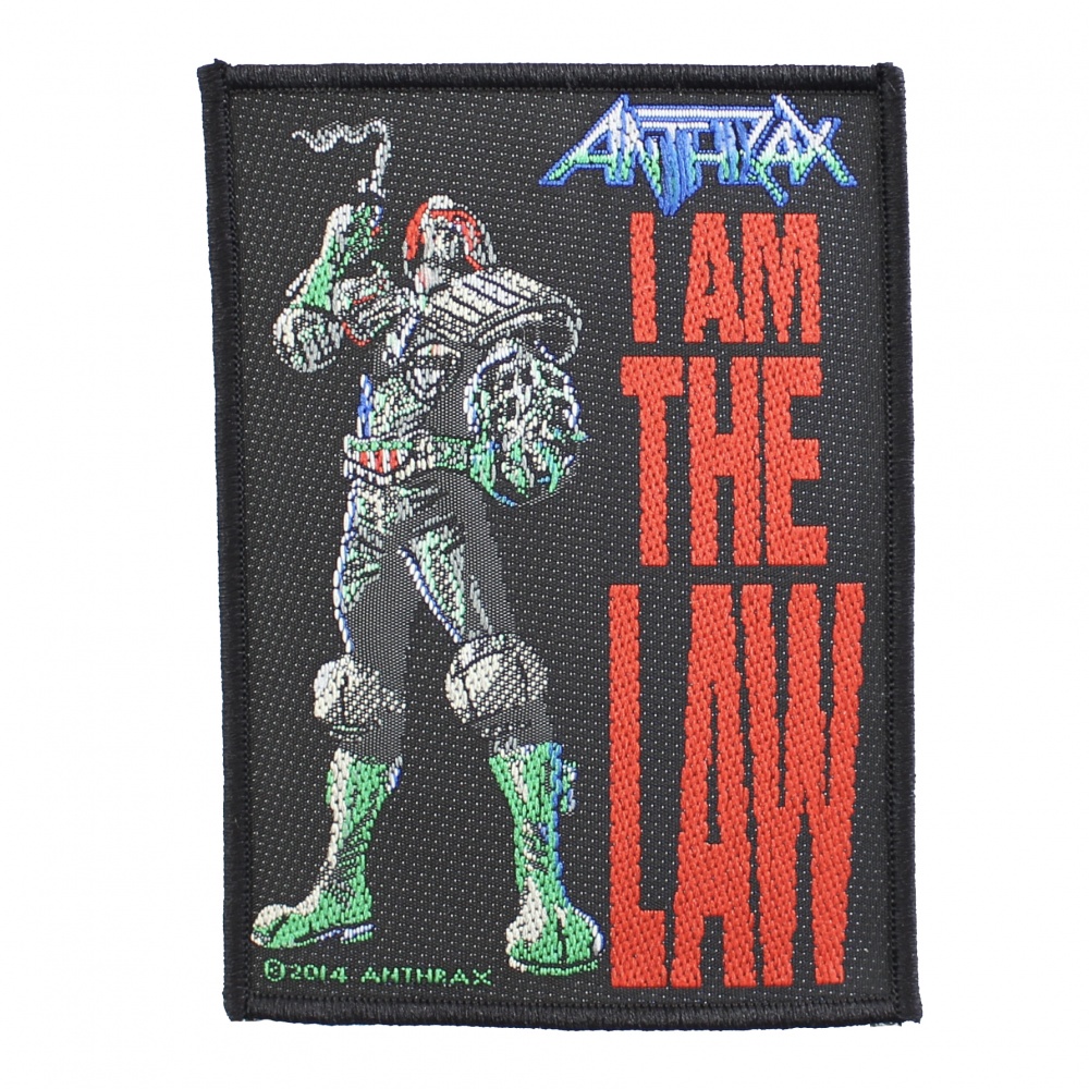 Anthrax I Am The Law Patch