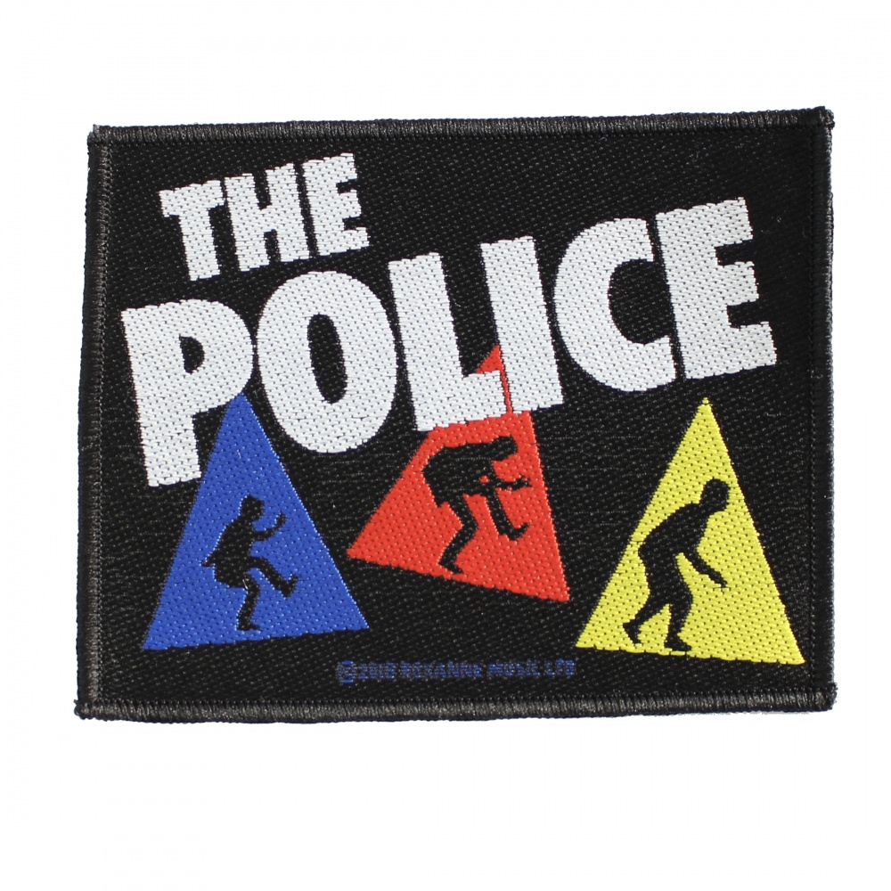 The Police Triangles Logo Patch