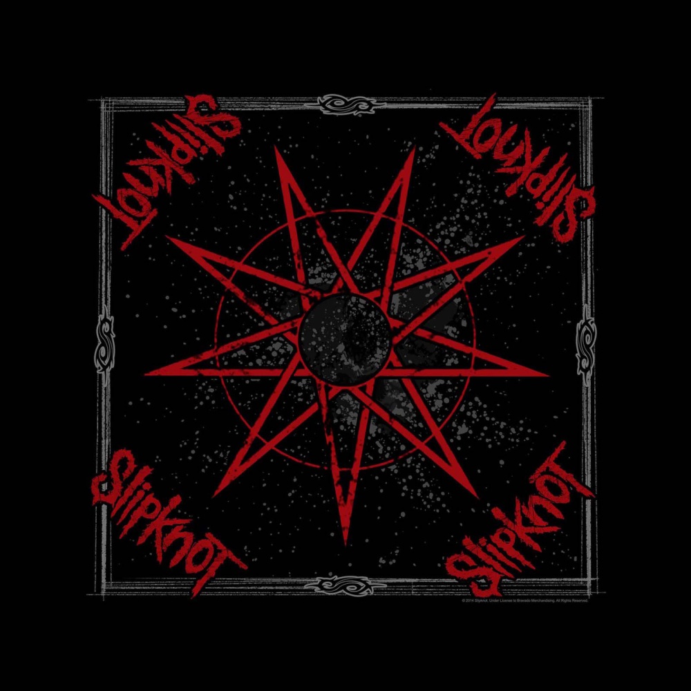 Slipknot Nonogram Logo Bandana