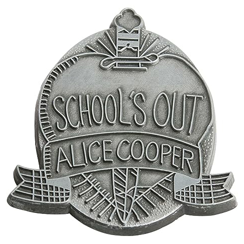 Alice Cooper School's Out Pin Badge