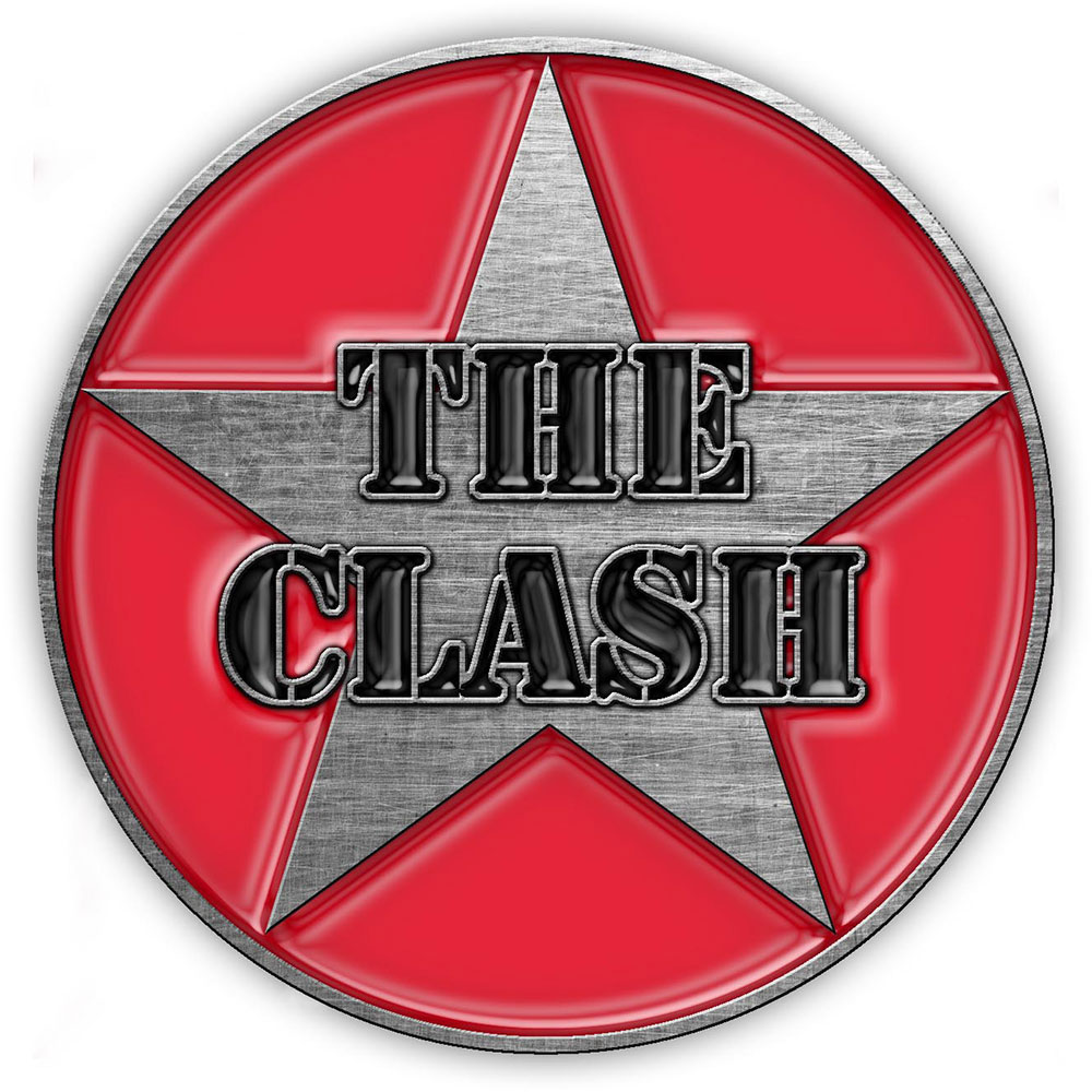 The Clash Logo Pin Badge