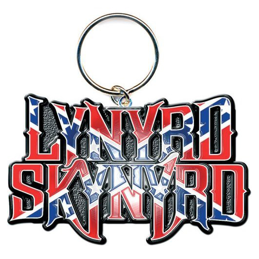 Lynyrd Skynyrd Flag Logo Metal Keyring
