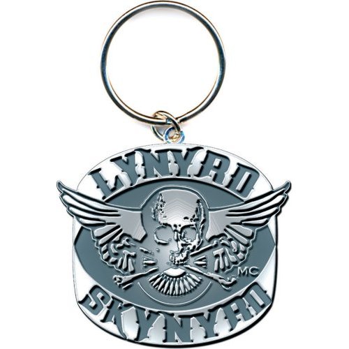 Lynyrd Skynyrd Biker Logo Metal Keyring