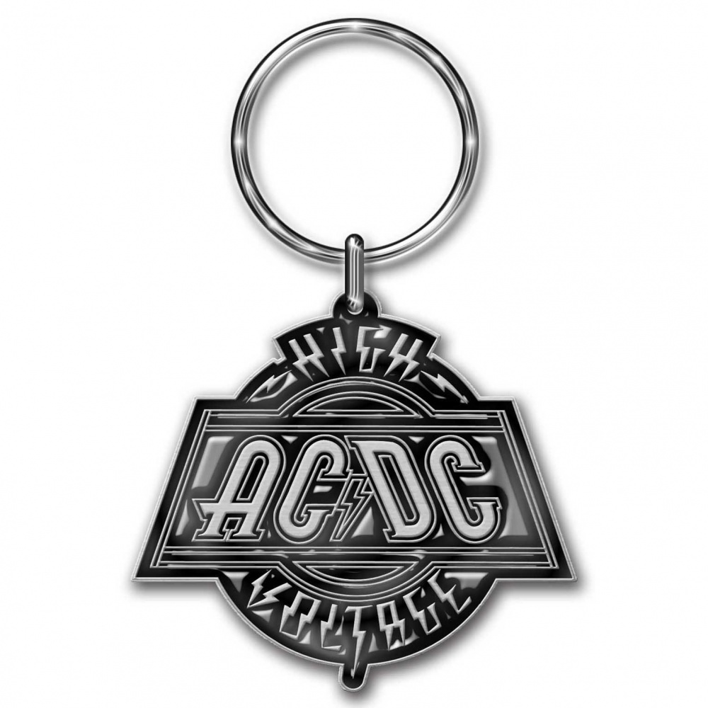 AC/DC High Voltage Metal Keyring