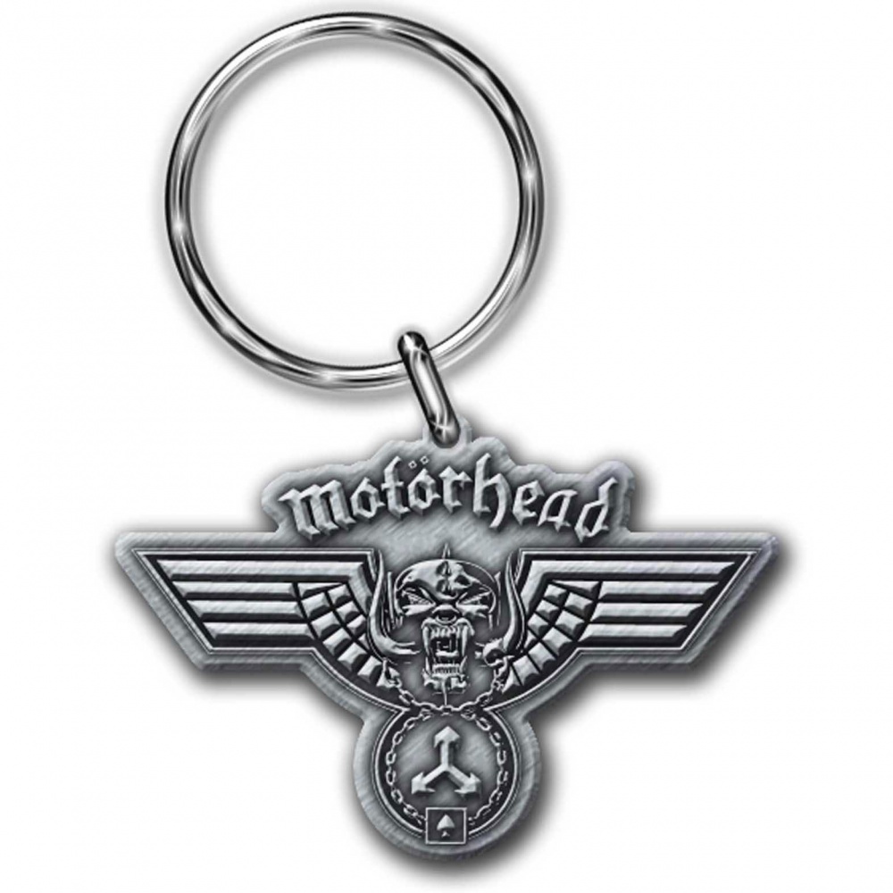 Motorhead Hammered Metal Keyring