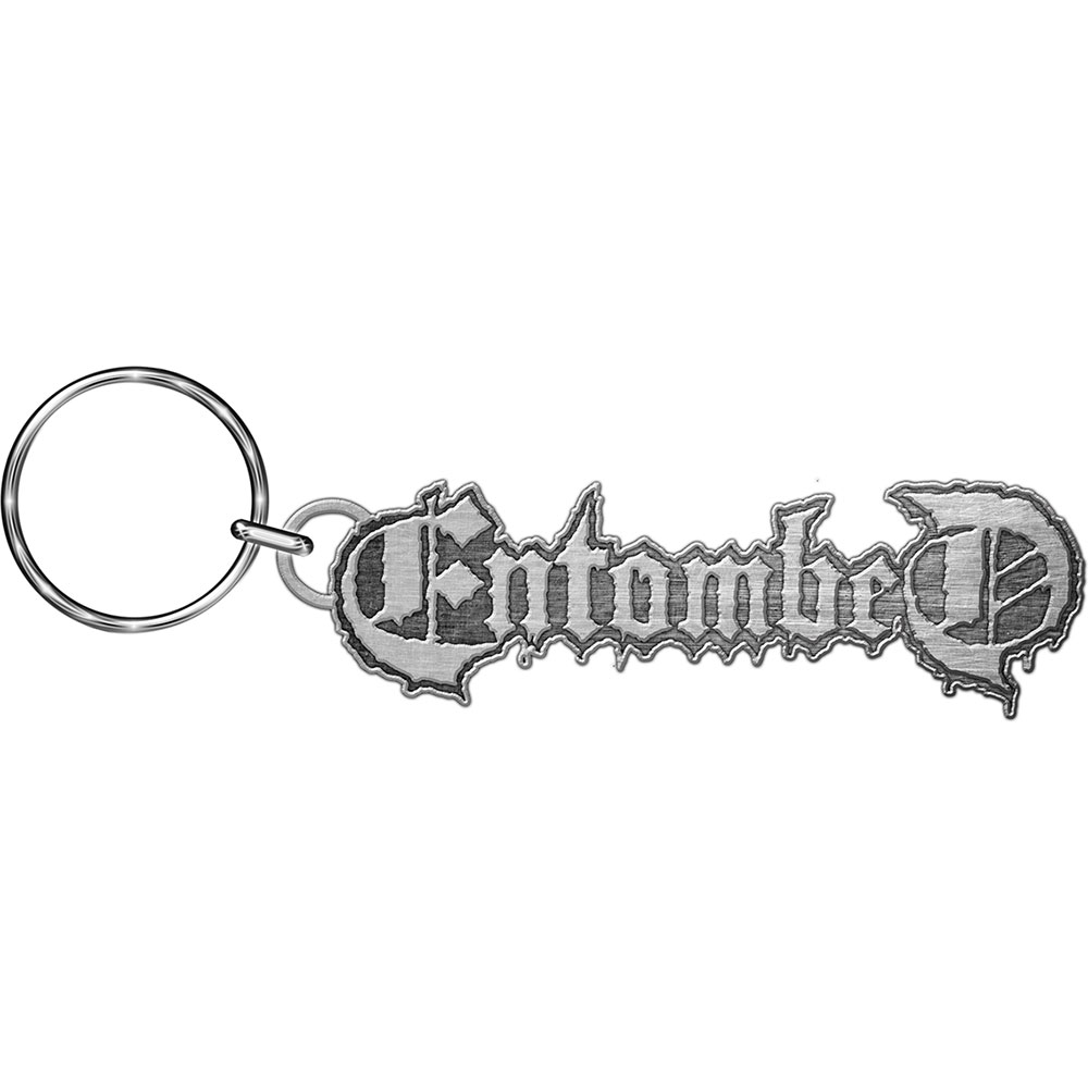 Entombed Logo Metal Keyring