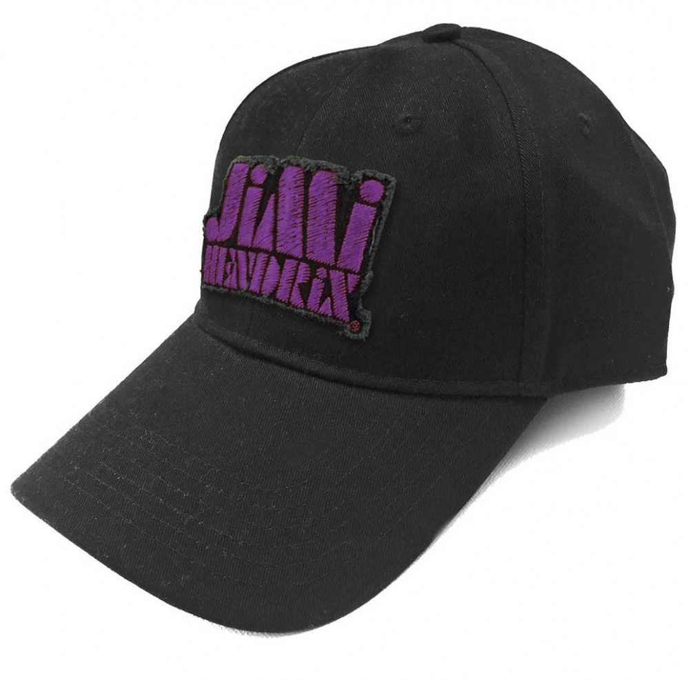 Jimi Hendrix Purple Stencil Logo Baseball Cap