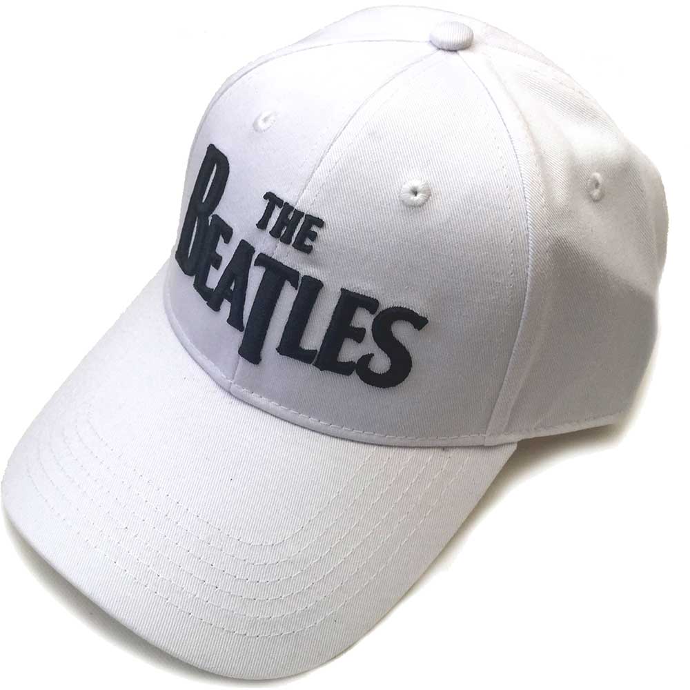 The Beatles Logo White Baseball Cap