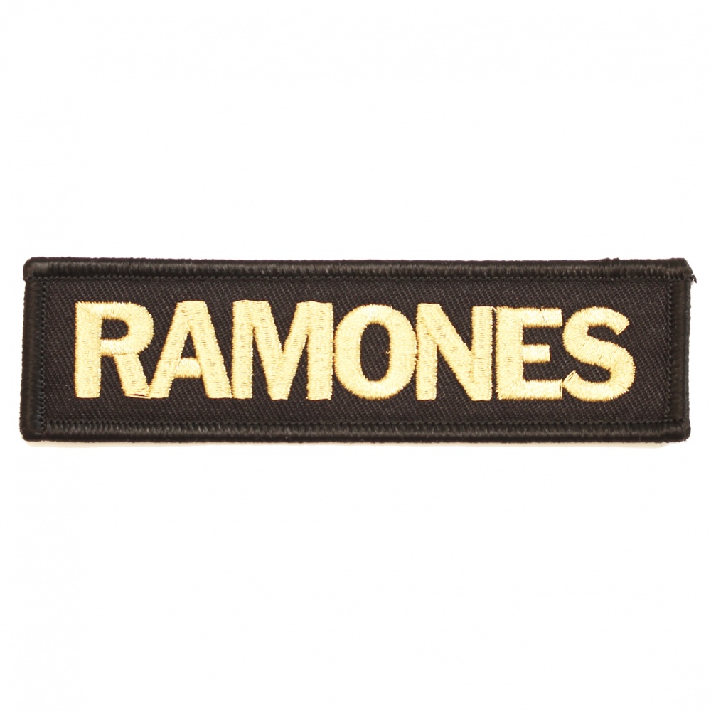 Ramones Gold Logo Patch
