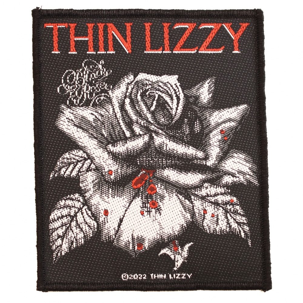 Thin Lizzy Black Rose Patch