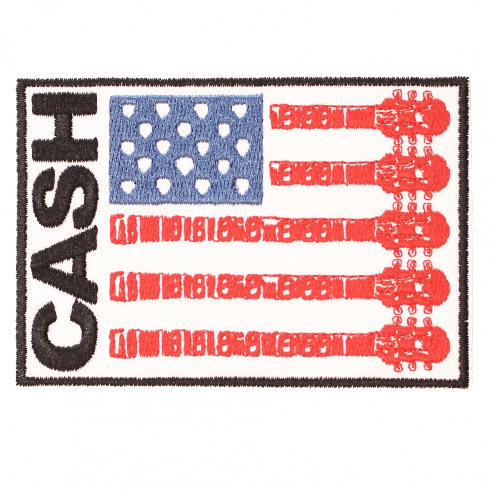 Johnny Cash Flag Logo Patch