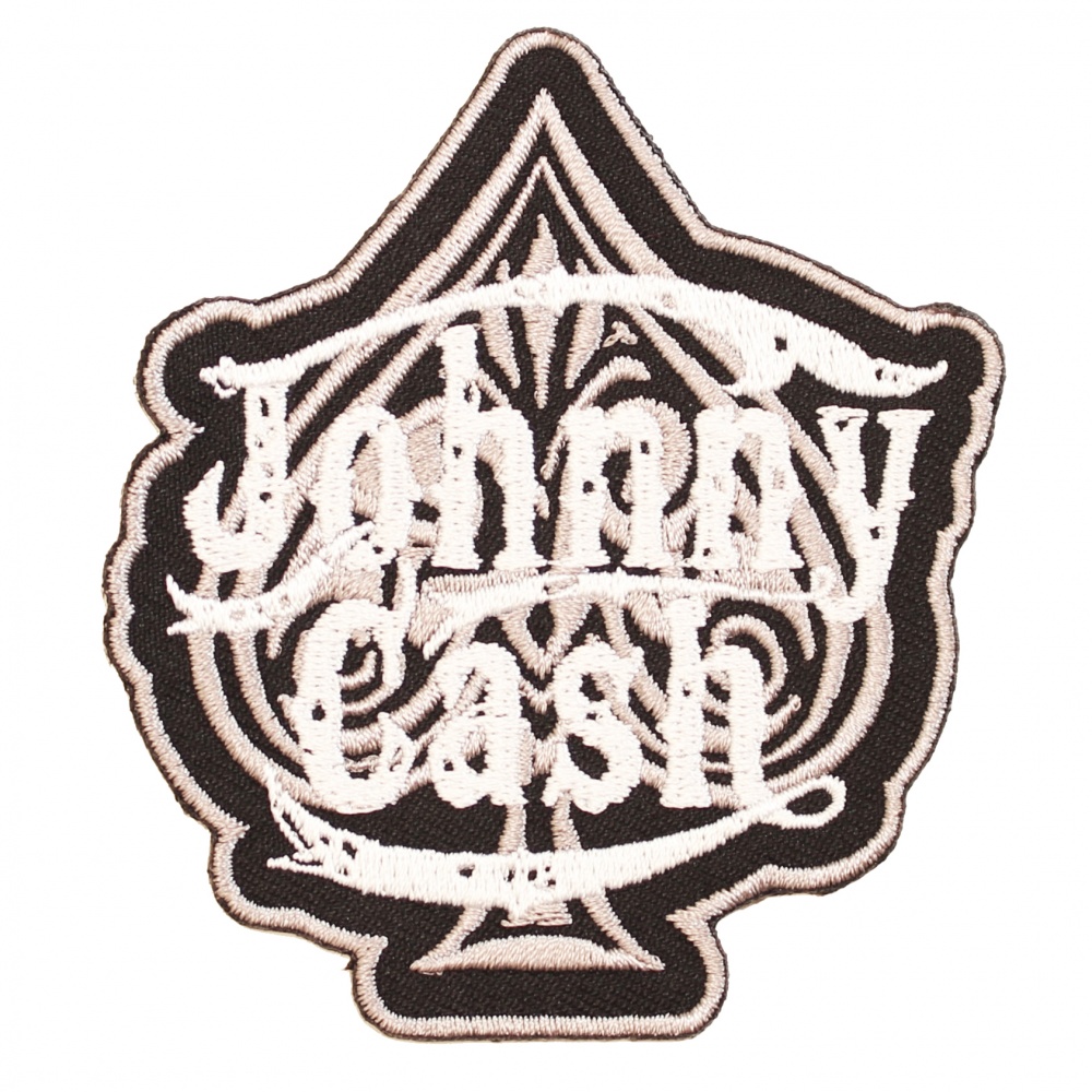 Johnny Cash Spade Logo Patch