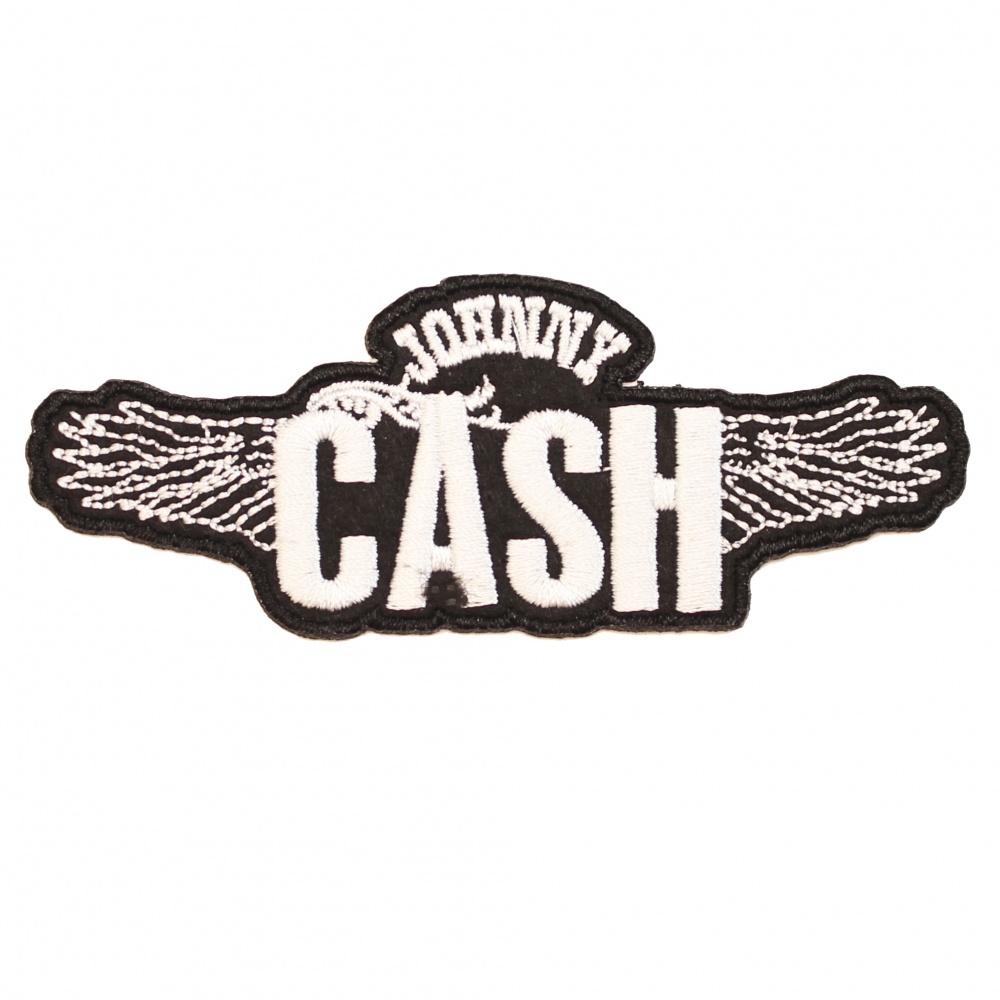 Johnny Cash Wings Logo Patch