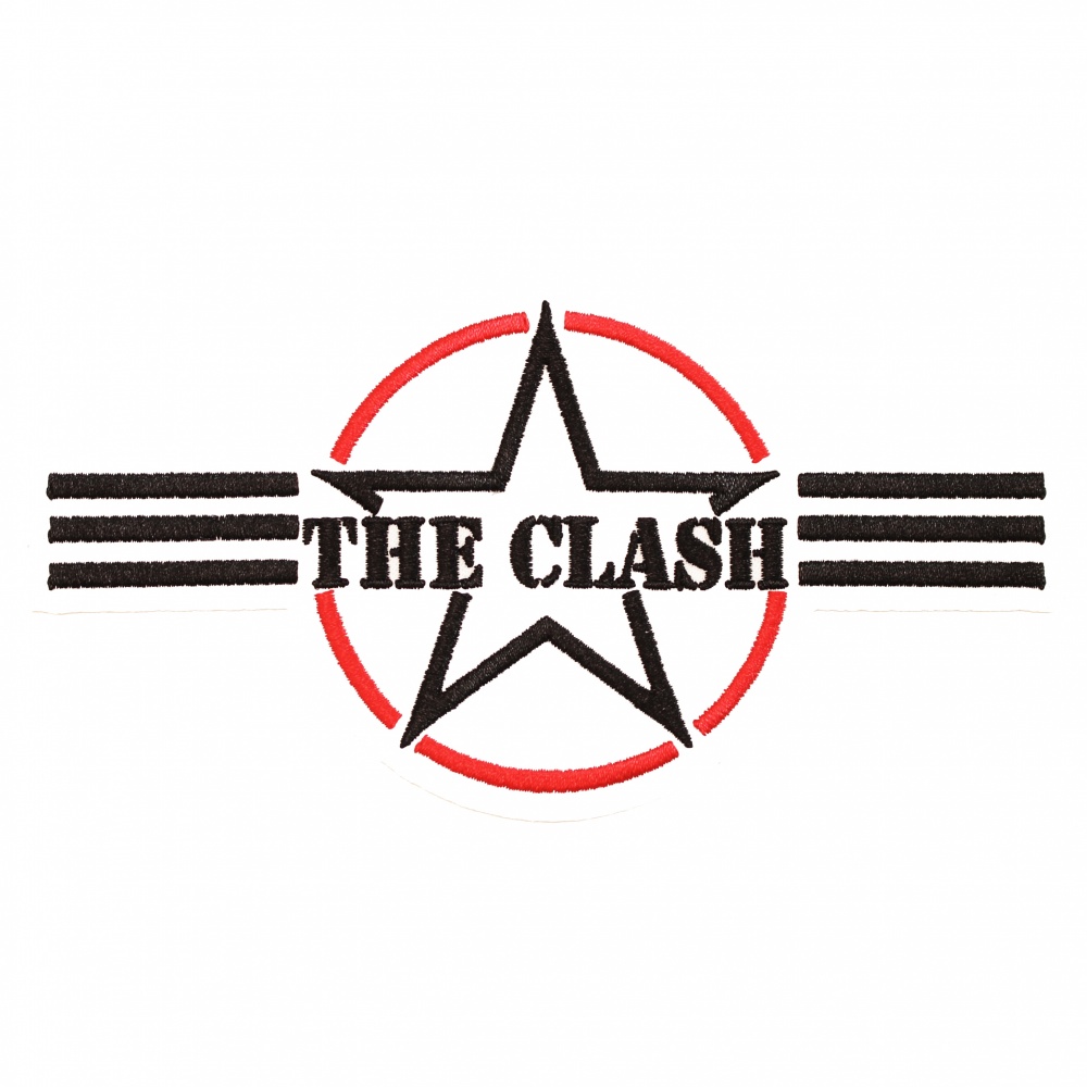 The Clash Army Stripes Logo Patch