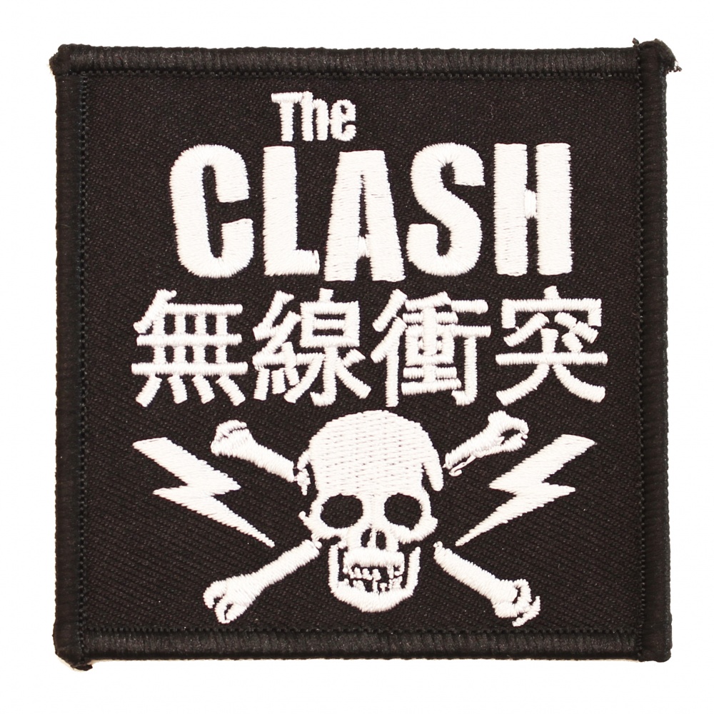 The Clash Skull & Crossbones Logo Patch