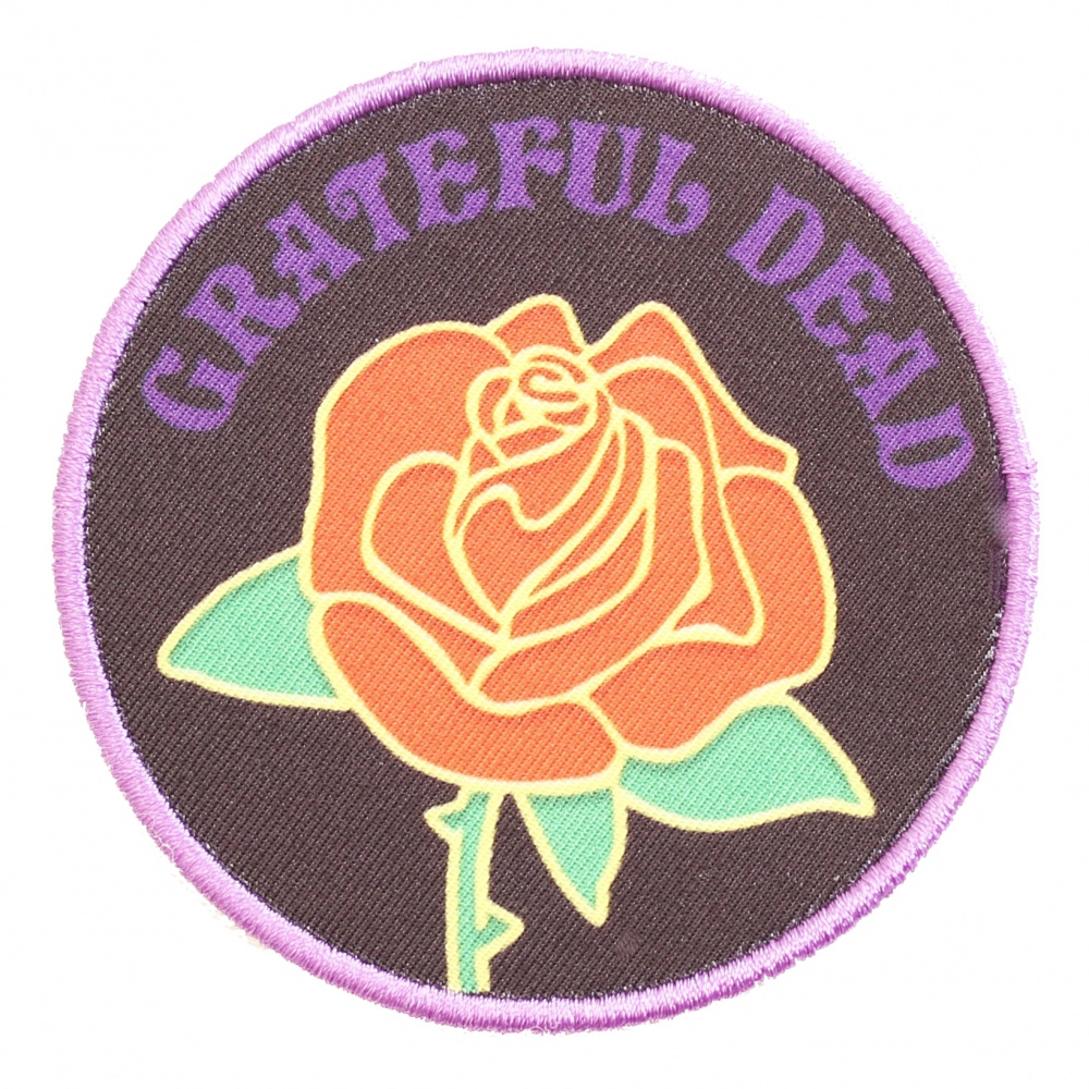 Grateful Dead Rose Logo Patch
