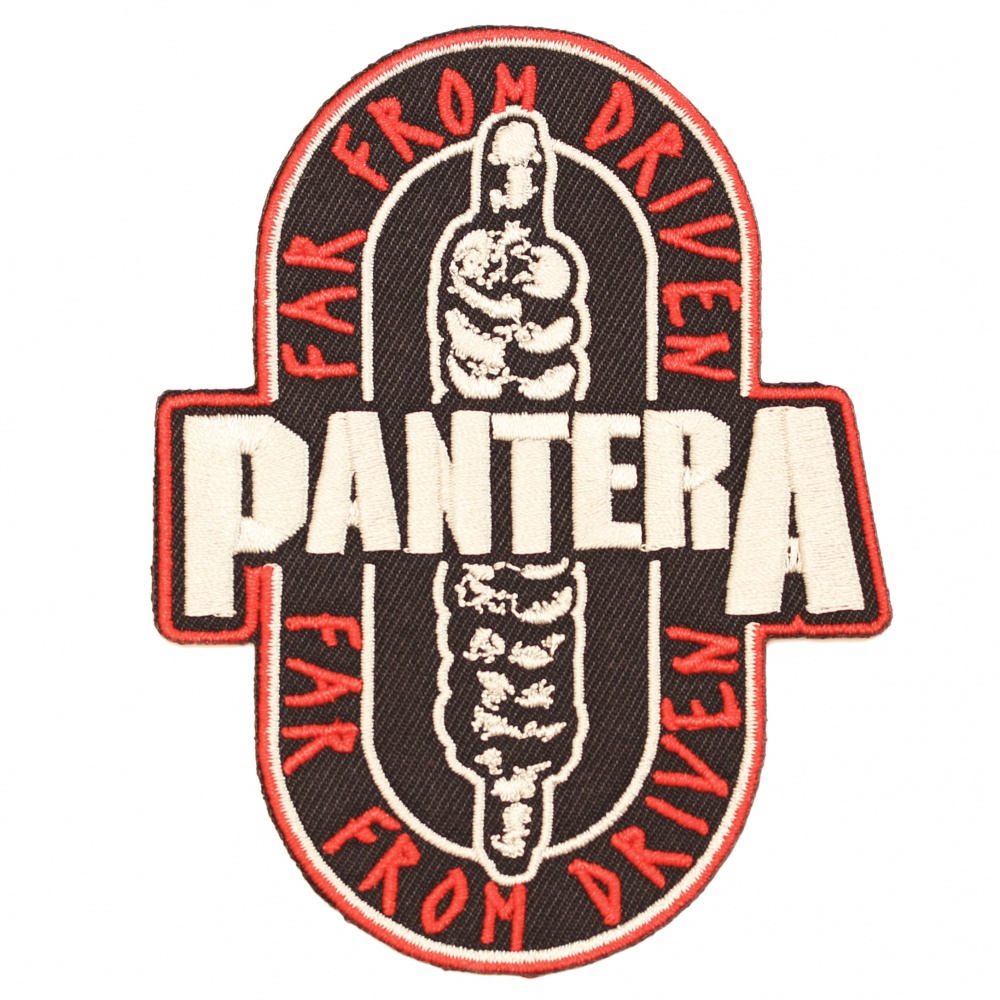 Pantera Far From Driven Logo Patch