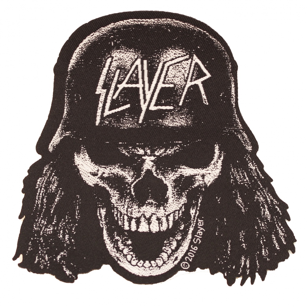 Slayer Wehrmacht Skull Cut Out Patch