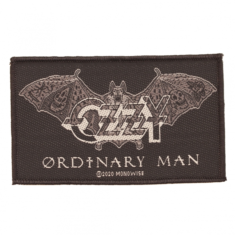 Ozzy Osbourne Ordinary Man Logo Patch