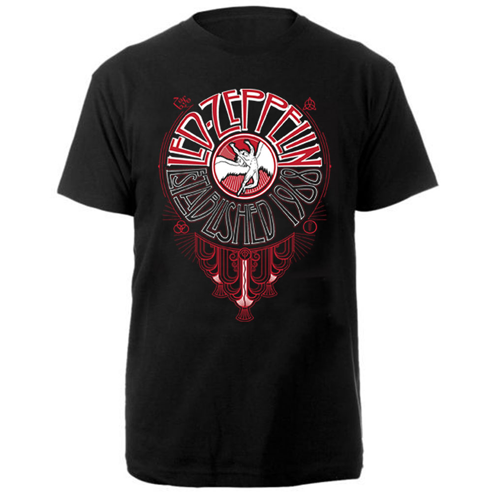 Led Zeppelin Deco Circle Unisex T-Shirt