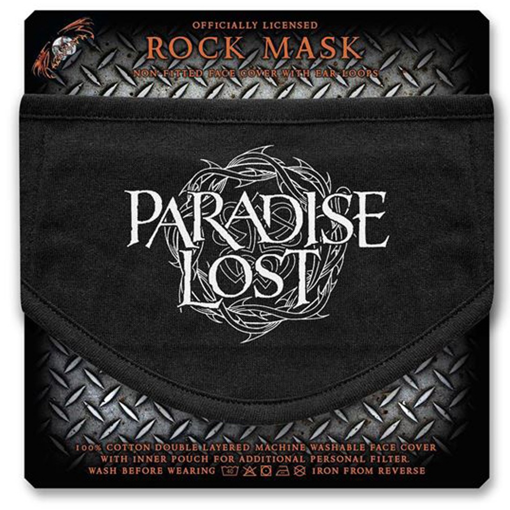 Paradise Lost Logo Face Mask