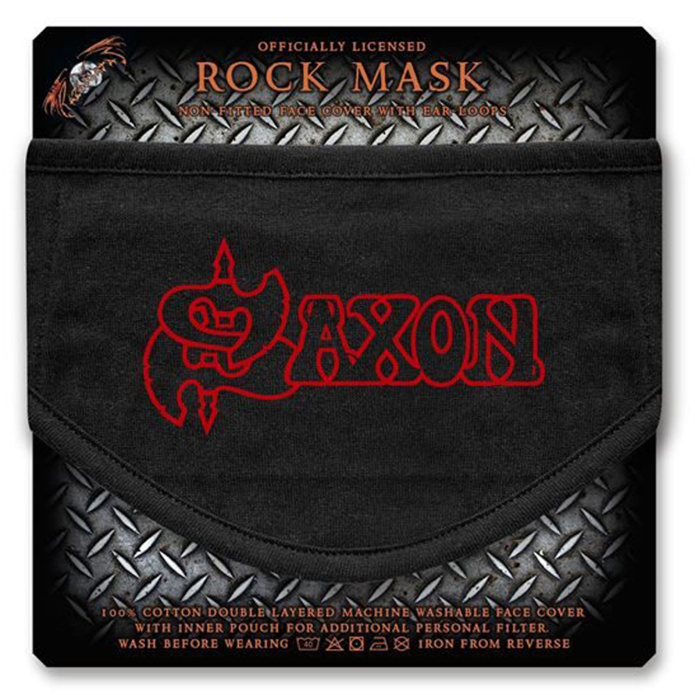 Saxon Logo Face Mask