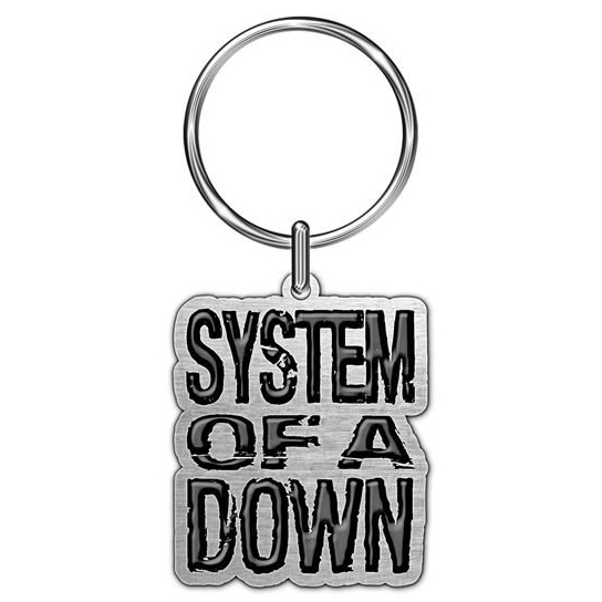 System Of A Down Logo Metal Keyring