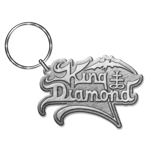 King Diamond Logo Metal Keyring