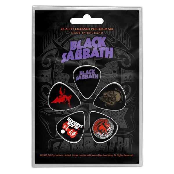 Black Sabbath Logo Plectrum Set