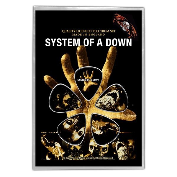 System Of A Down Hand Plectrum Set