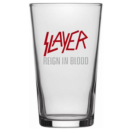 Slayer Reign In Blood Beer Glass