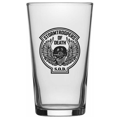 Stormtroopers of Death Logo Beer Glass