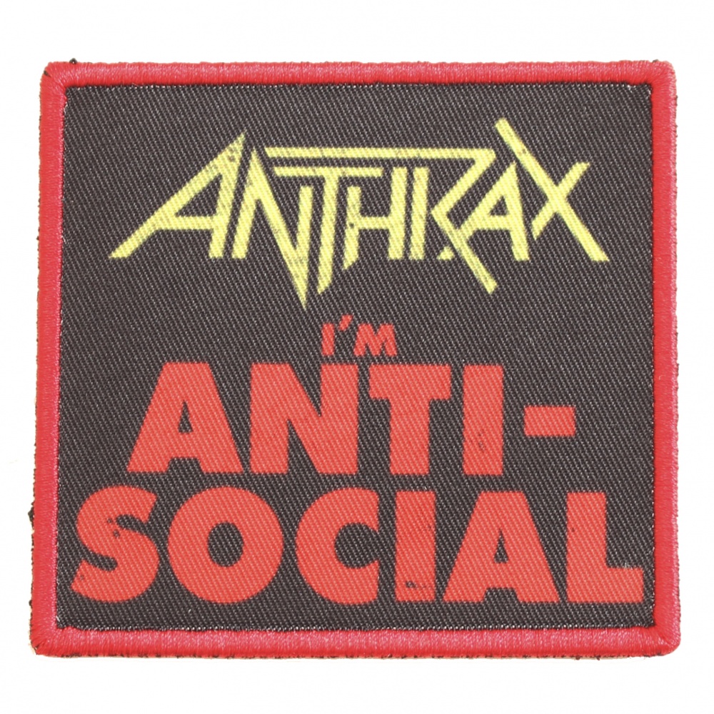 Anthrax I'm Anti-Social Patch