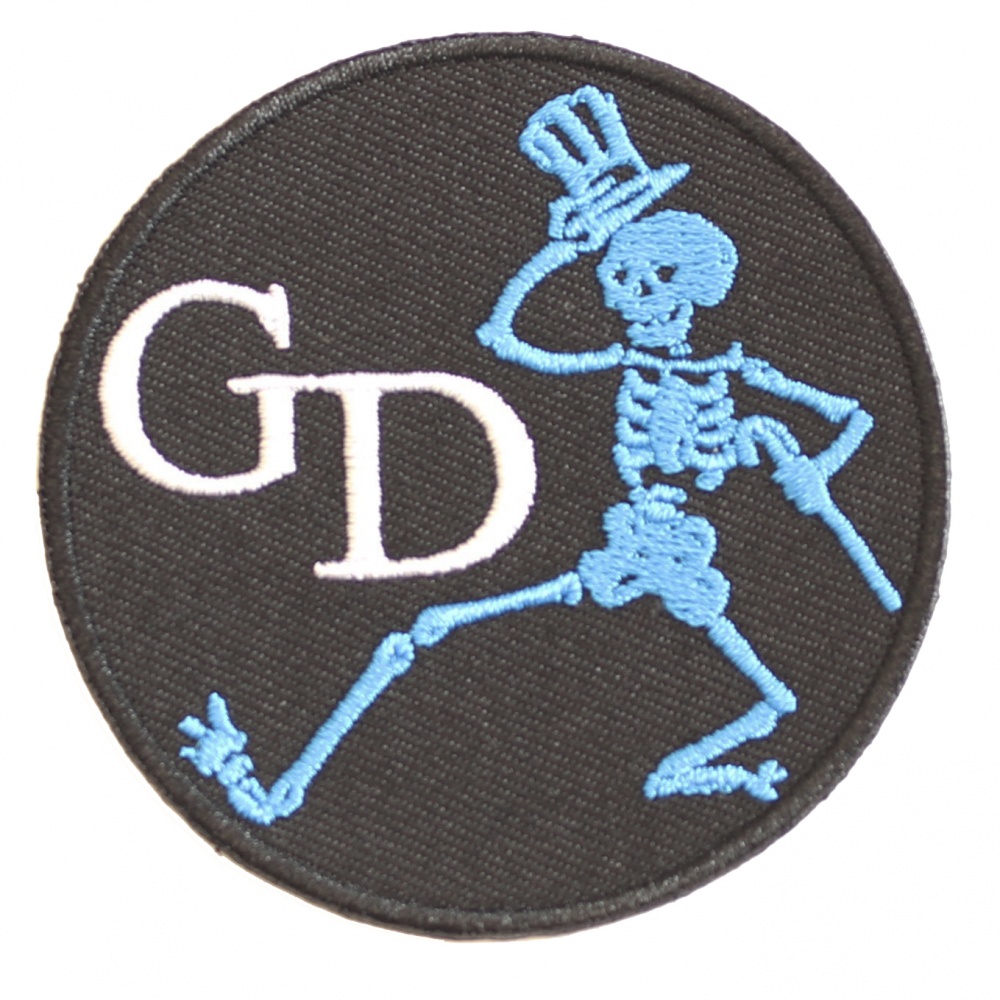 Grateful Dead Skeleton GD Patch