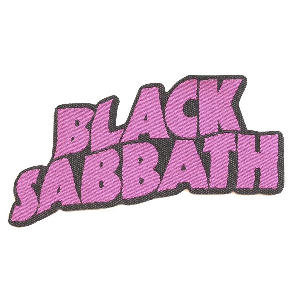 Black Sabbath Purple Wavy Logo Patch