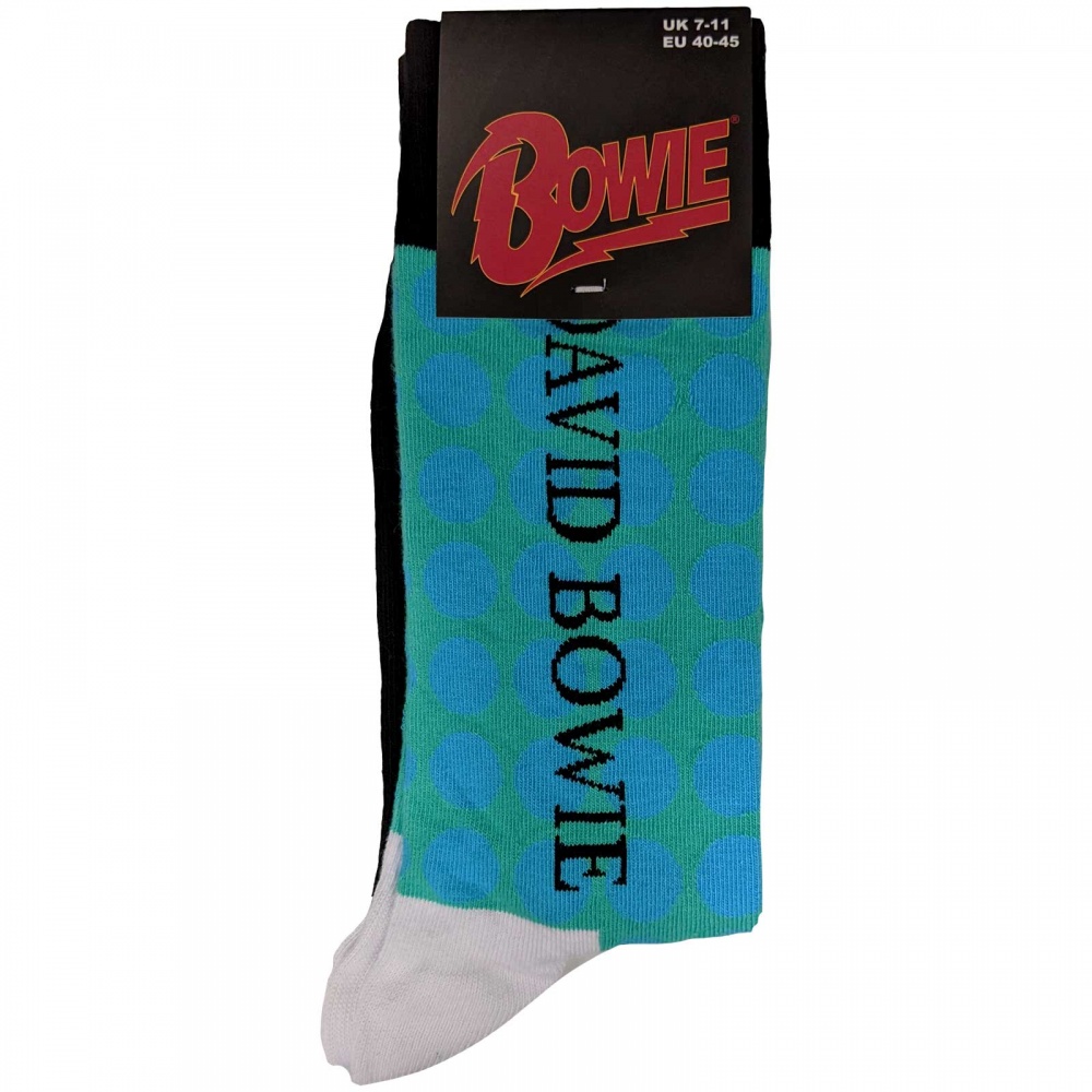 David Bowie Logo Circles Socks (7-11)