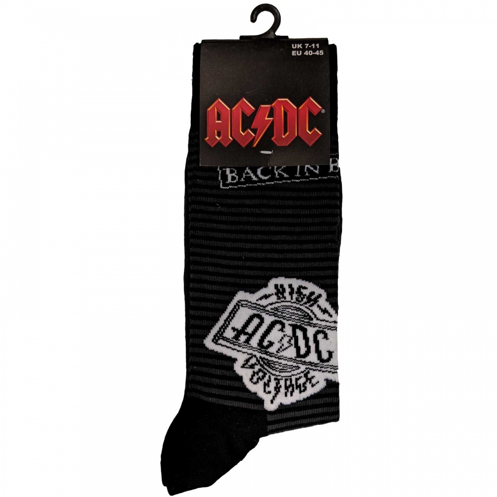 AC/DC Icons Black Socks (7-11)