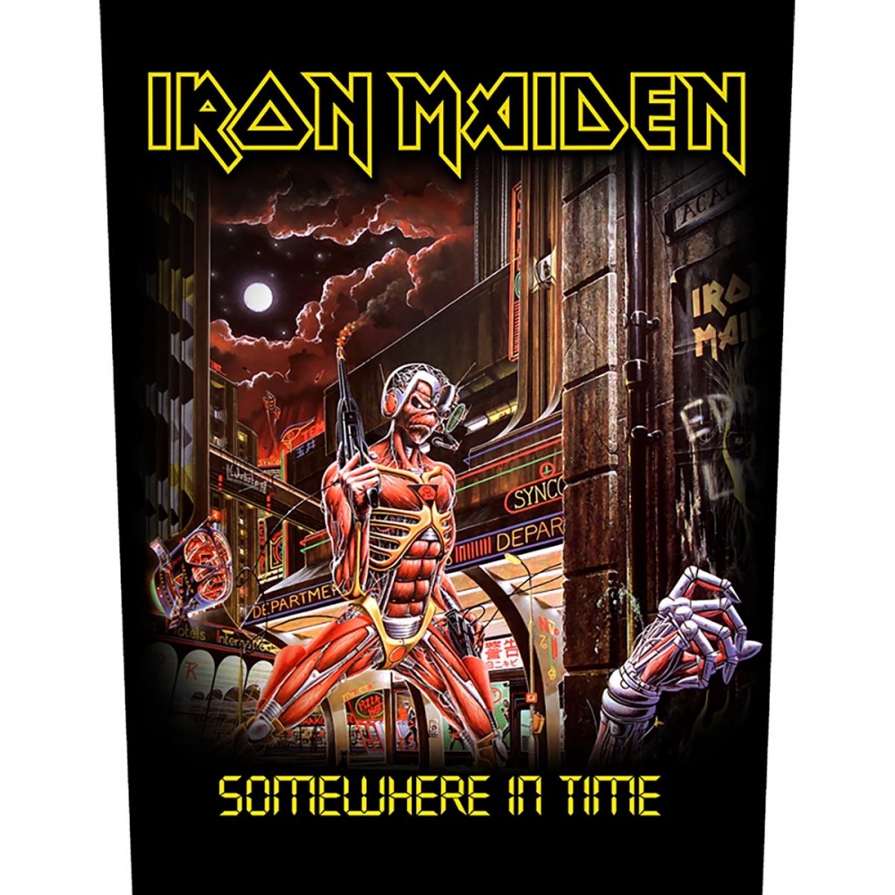 Iron Maiden Somewhere In Time Back Patch