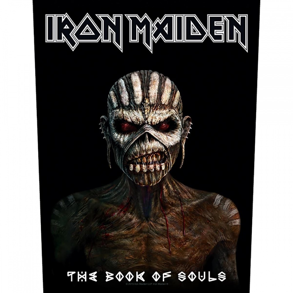 Iron Maiden The Book of Souls Back Patch