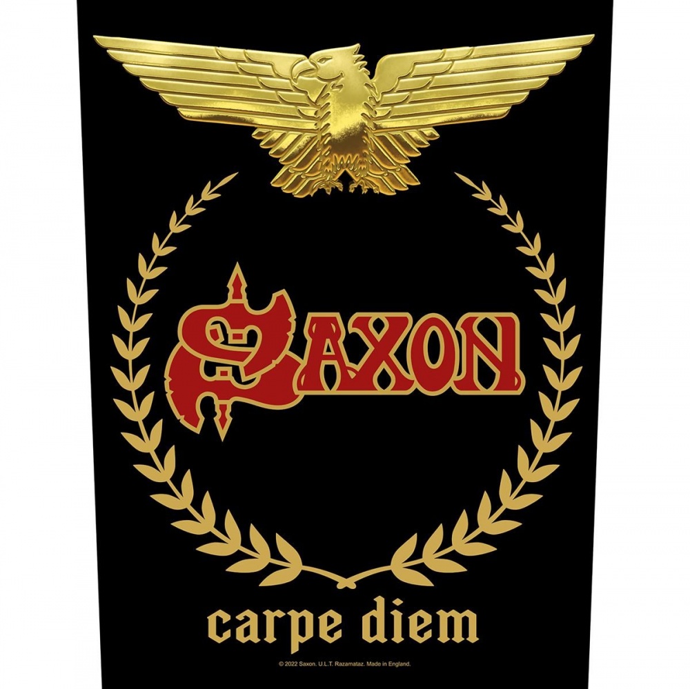 Saxon Carpe Diem Back Patch