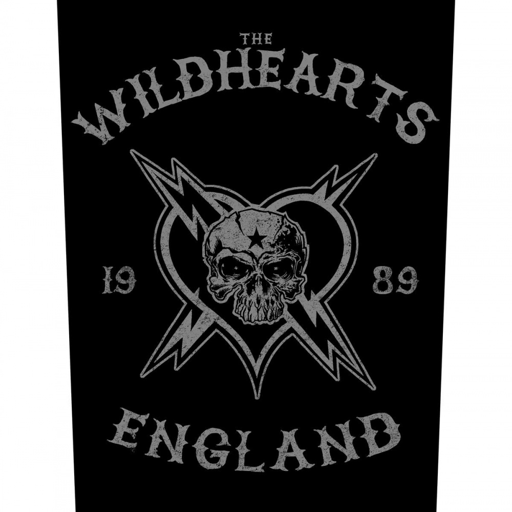 The Wildhearts England Biker Back Patch