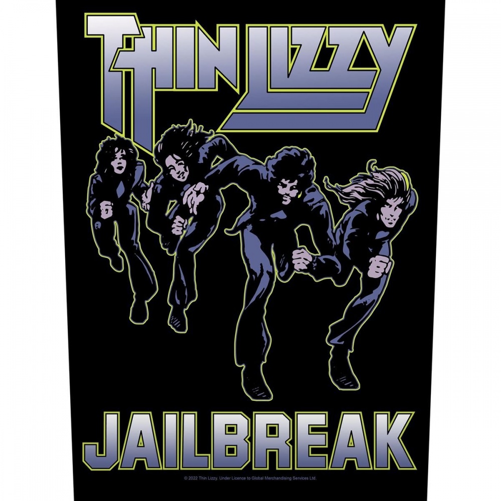 Thin Lizzy Jailbreak Back Patch