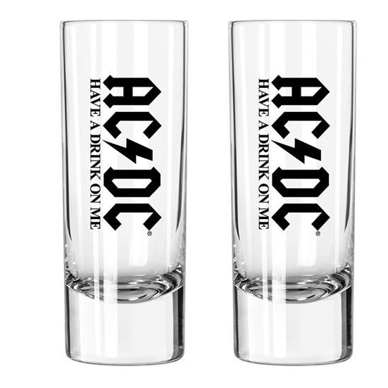 AC/DC Have A Drink On Me Shot Glasses