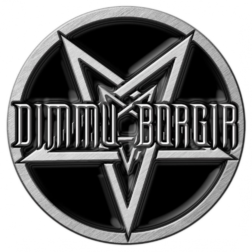 Dimmu Borgir Pentagram Logo Pin Badge
