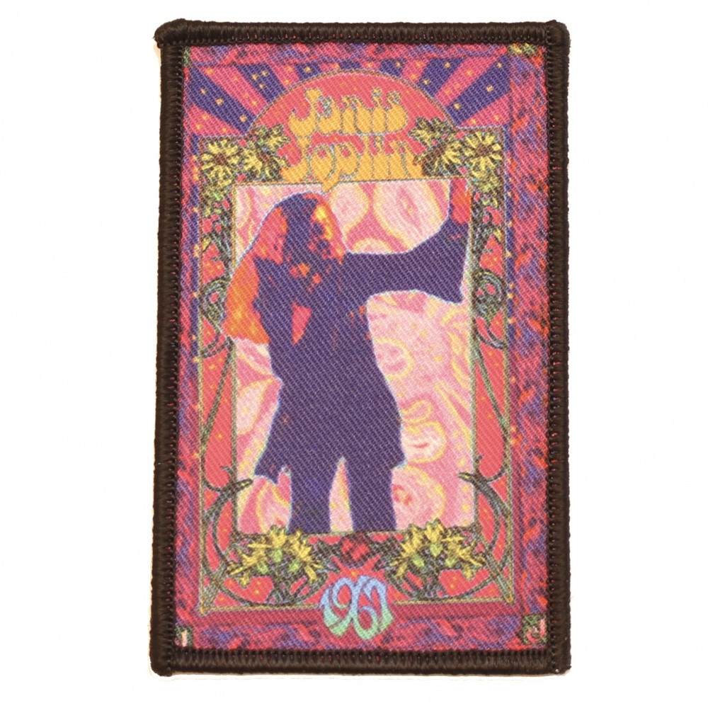 Janis Joplin Floral Flame Patch