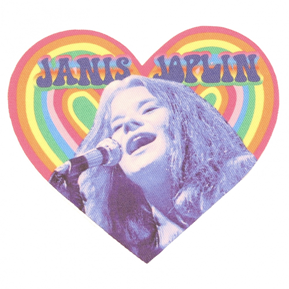 Janis Joplin Heart Patch