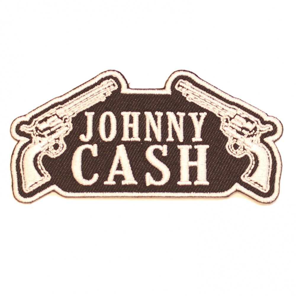 Johnny Cash Guns Logo Patch